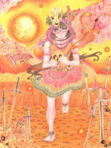 Aftermath Colored Pencil Drawing