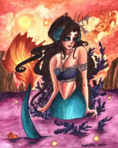 Cassy’s Cove Watercolor & Watercolor Pencil Painting