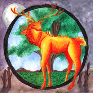 Portal Watercolor & Gouache Painting